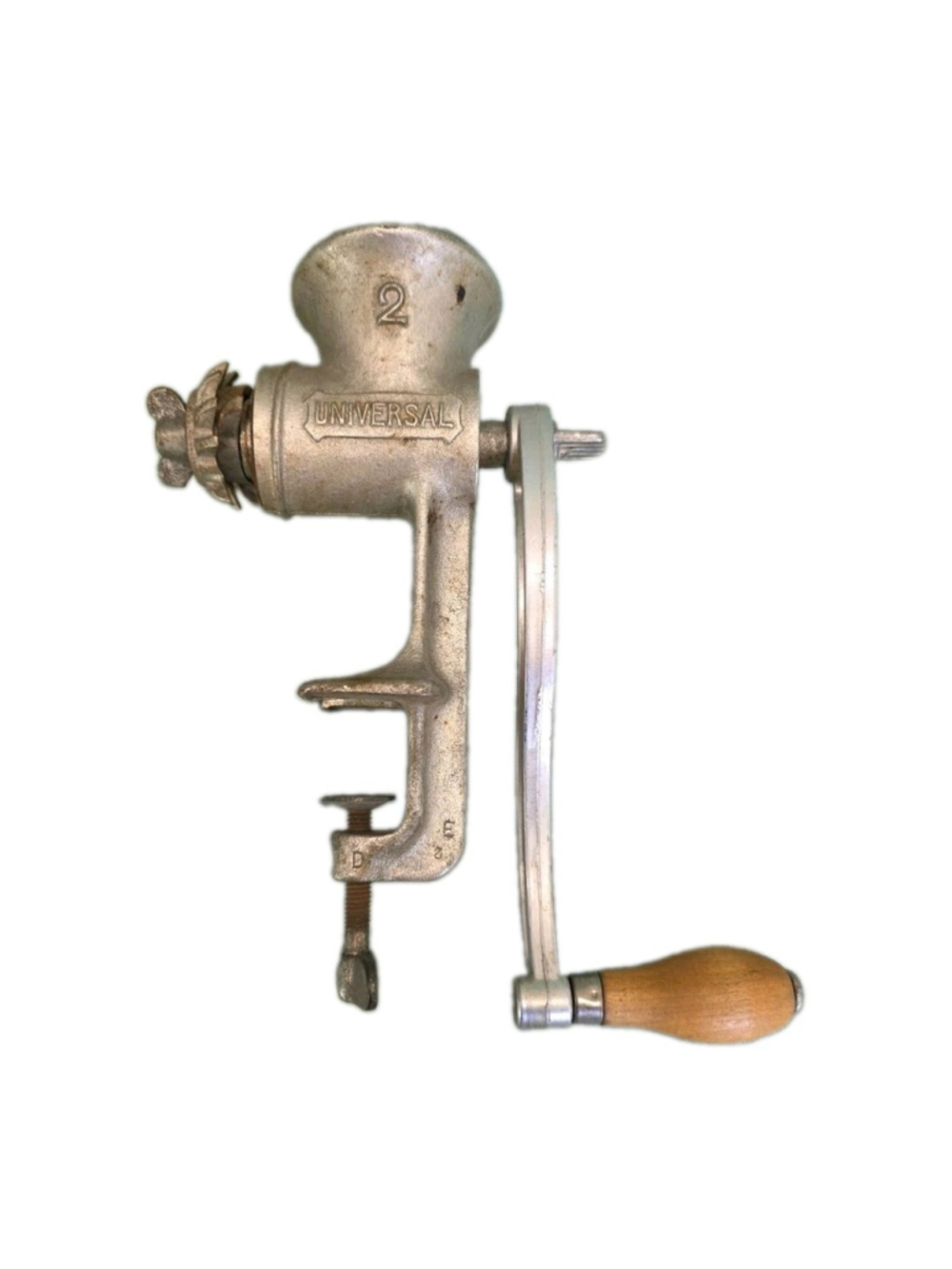 Vintage No # 2 Universal Table Top Meat Grinder Food Chopper L.F&C New Britain
